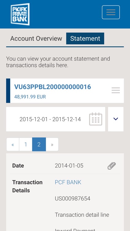 Pacific Private Bank Mobile screenshot-3