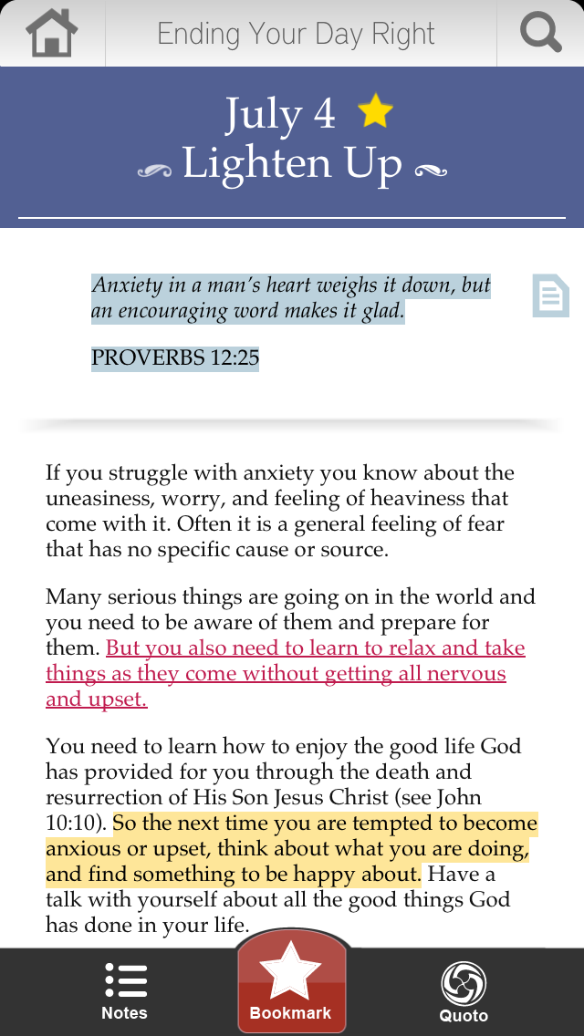 Ending Your Day Right Devotional Screenshot 3
