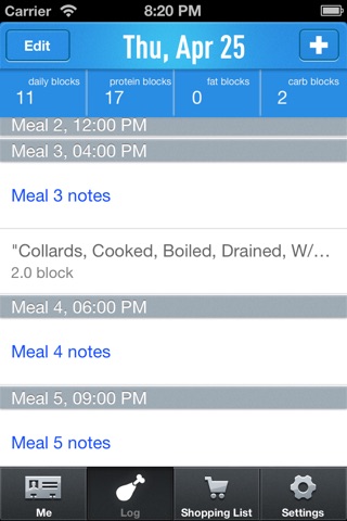 Food RX (Free)- Paleo & zone diet app screenshot 3