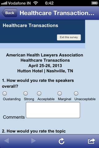 AHLA Healthcare Transactions Conference screenshot 4