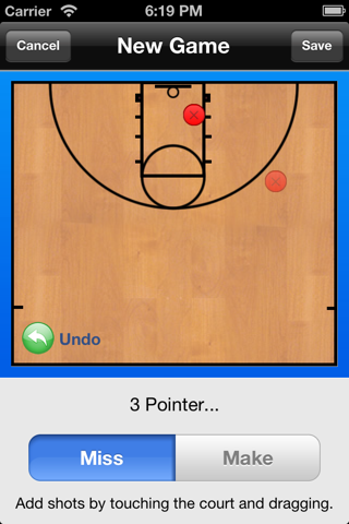 Basketball Shot Logger screenshot 2
