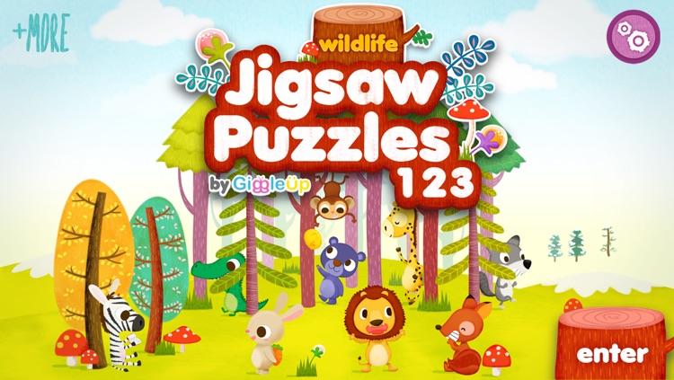 Wildlife Jigsaw Puzzles 123 Free - Fun Learning Puzzle Game for Kids