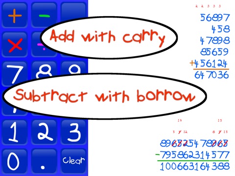 Cheater Pants Calculator HD - Show Your Work Arithmetic! screenshot 3