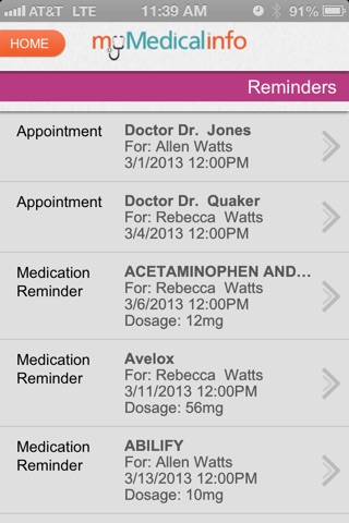 My Medical Info screenshot 4
