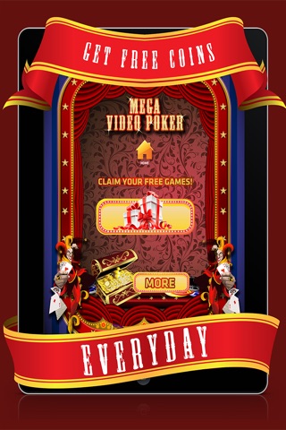 Mega Bling Kasino Video Poker - FREE Chips! Better Odds than Slots! Viva Las Vegas! screenshot 3