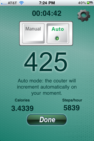 Pedometer HD Lite screenshot 3