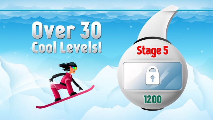 Escape the Avalanche - Cool Snowboarding Challenge