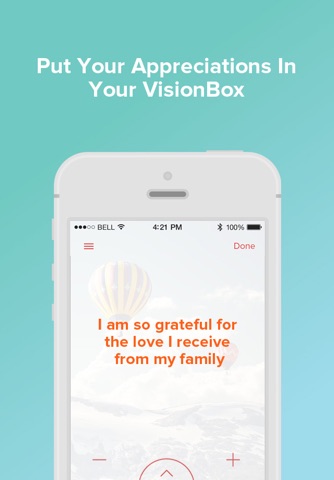 VisionBox - Law of Attraction Lockscreen Creator screenshot 3