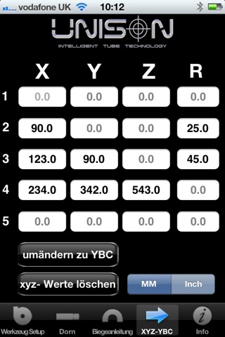 Werkzeug- Kalkulator für das Rohrbiegen screenshot 4
