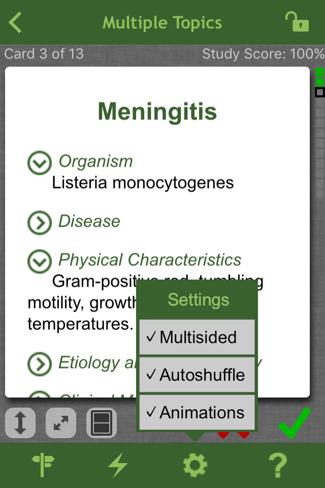 Microbiology and Infectious Diseases LANGE Flash Cards screenshot 2