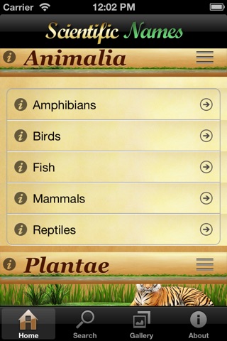 Scientific Names (Pocket App) screenshot 2