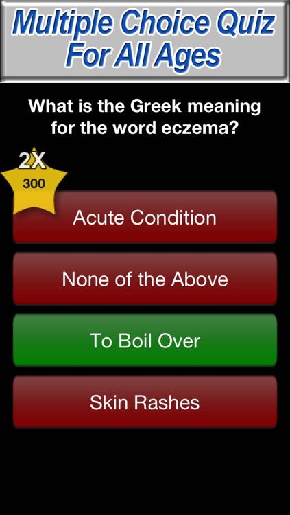 Eczema Trivia Quiz - The Fun Medical Game of Psoriasis Dermatology