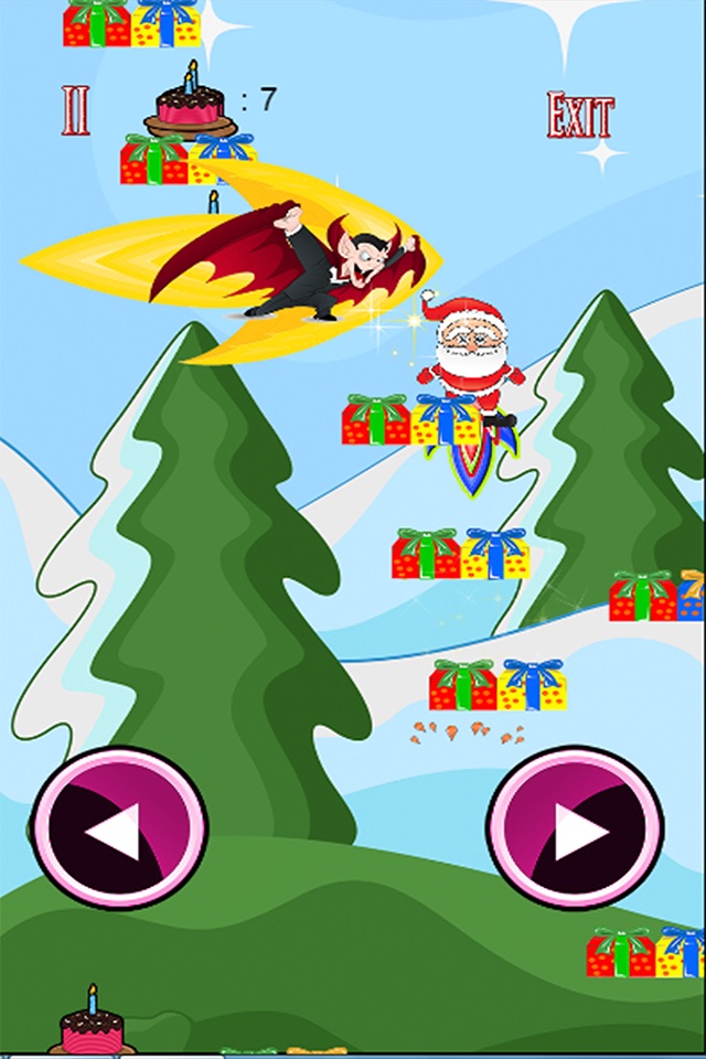 santaclaus jumping christmas games kids screenshot 2