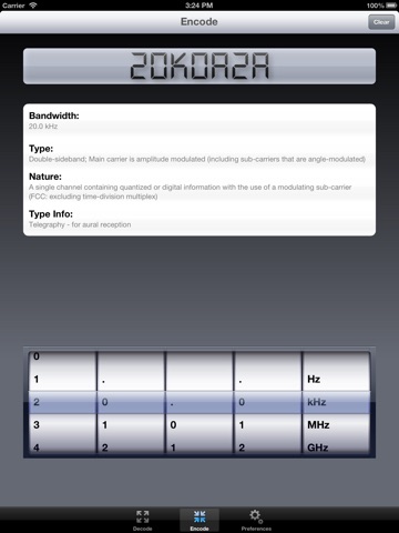 EmissionCodes screenshot 2