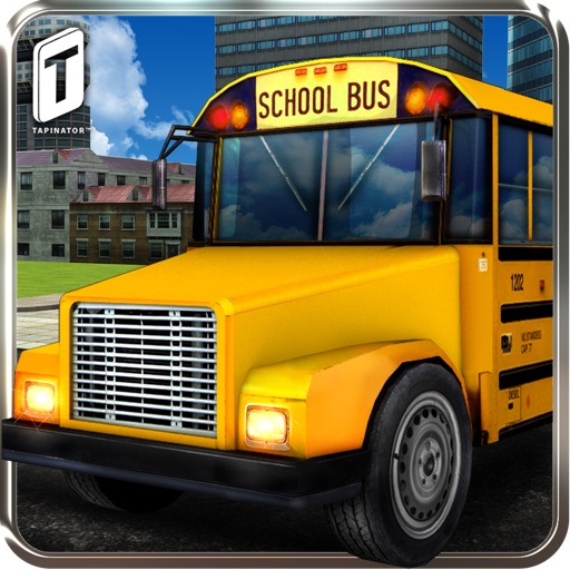 3D School Bus Driving Simulator : Kids Pick & Drop Game