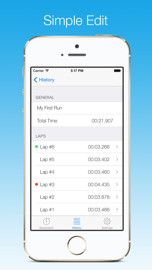 Stopwatch - A professional and accurate stopwatch with milliseconds precision Screenshot 4