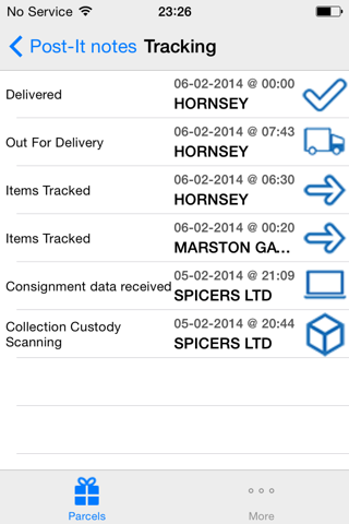 ParcelSpace delivery tracking+ screenshot 3