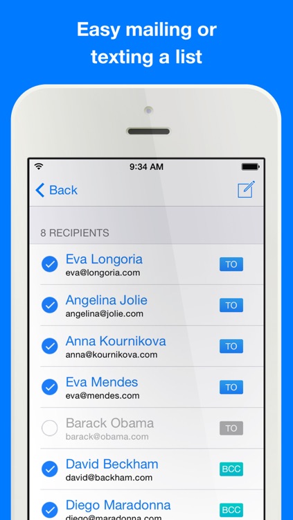 Lyst - Contacts sharing screenshot-3