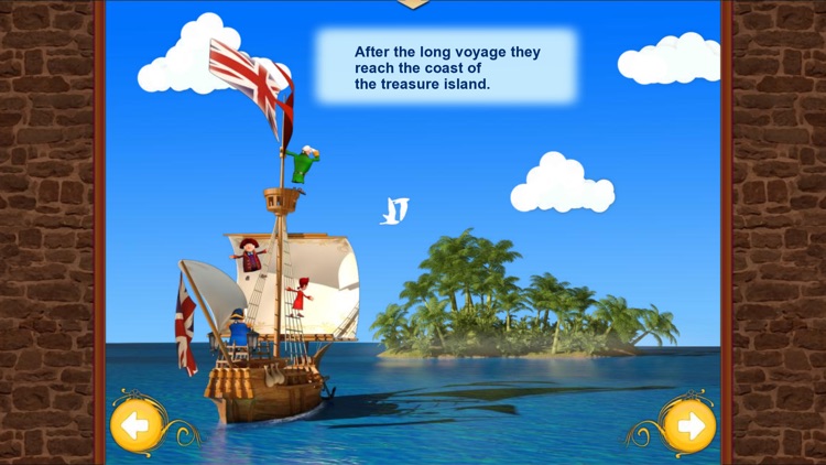 Treasure Island. An Interactive Children`s Book.