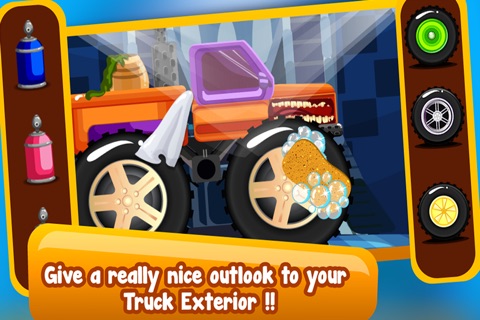 Monster Truck Wash - Casual Kids Games screenshot 2