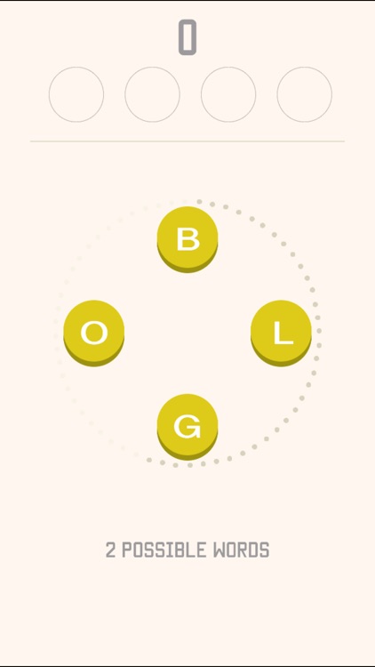 1 Word 4 Letters - Endless Smart Puzzle Game With Limit Time