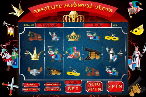 Absolute Medieval Slots - Spin the wheel to win the grand prize screenshot 4