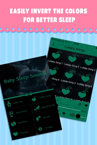 Baby Sleep Sounds - Relaxing music & white noise for calming your baby to sleep screenshot 2