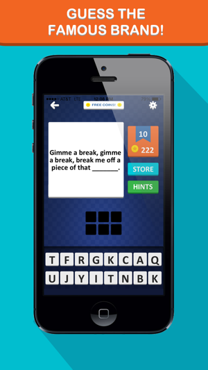 Slogan Pop Quiz - The best word game for