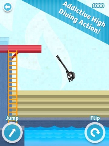 Stickman High Diving PRO - Touch, Jump & Flip!のおすすめ画像1