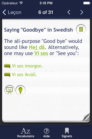 Presenting yourself  – Introductory Swedish screenshot 2