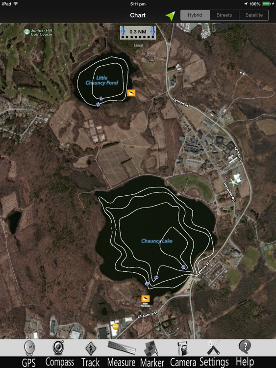 Massachusetts Lakes Charts Pro