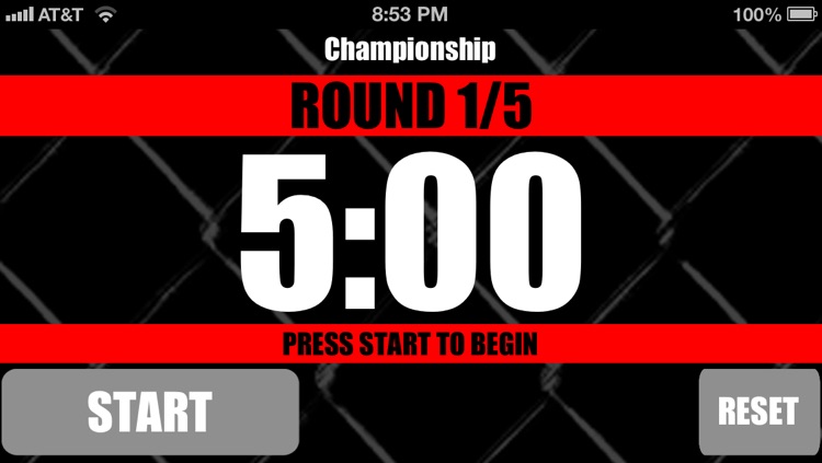 MMA Timer - Pro Mixed Martial Arts Round & Interval Timer screenshot-3