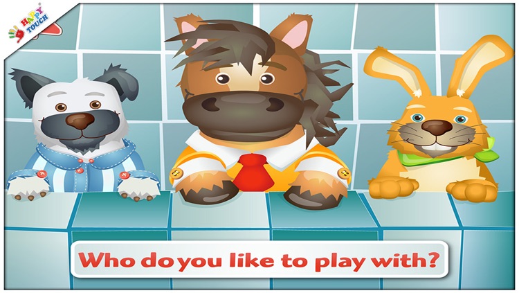 Brush your teeth with funny animals for kids and toddlers (by Happy Touch Apps)