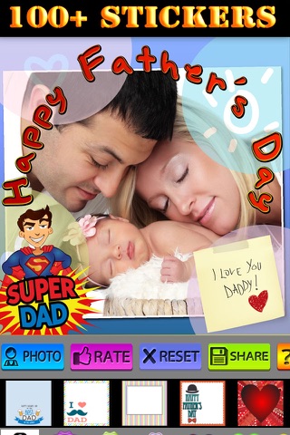 Father's Day Frame and Sticker screenshot 3