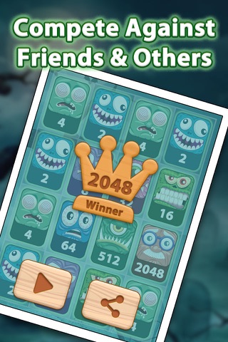 2048 Aaah! Monsters screenshot 3