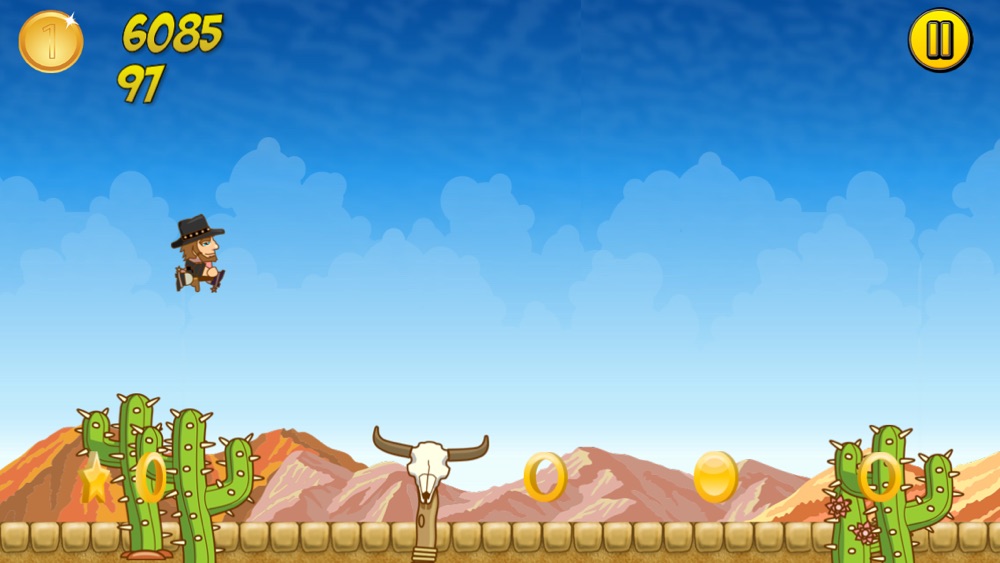 Cactus Jump Rush – The Perfect Cowboy Western Game Lite