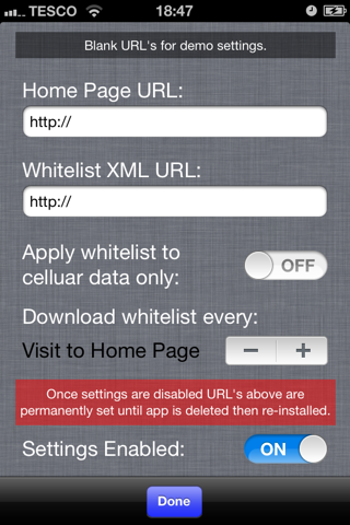 InterWeb Whitelist Lite screenshot 2