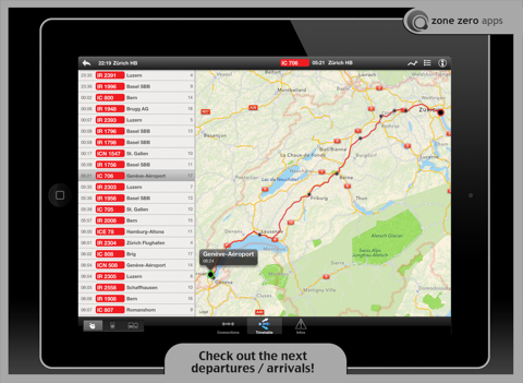 Swiss Transit Free (for iPad) screenshot 3