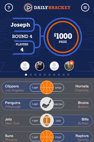 Daily Bracket: Sports Pick'em screenshot 2