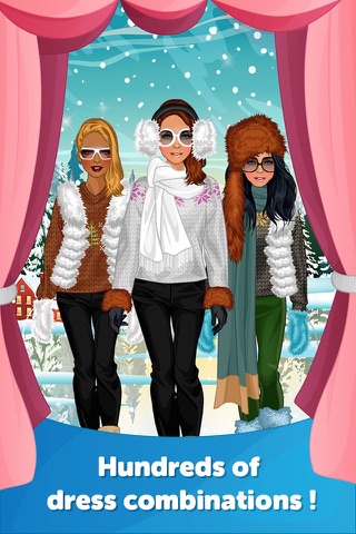 Winter Fashion Dress Up-Fun Doll Makeover Game screenshot 2