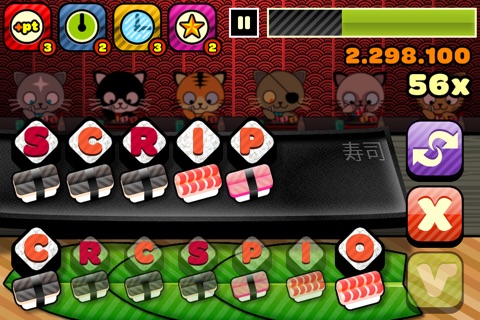 Crazy Word Sushi screenshot 2