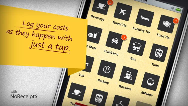 Easy expense track - NoReceipt$ Lite