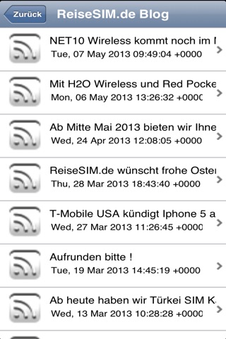 ReiseSIM.de screenshot 3