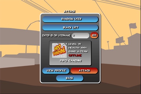 Gangster Law Attack Platform screenshot 3