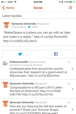 Syracuse University Mobile screenshot 3