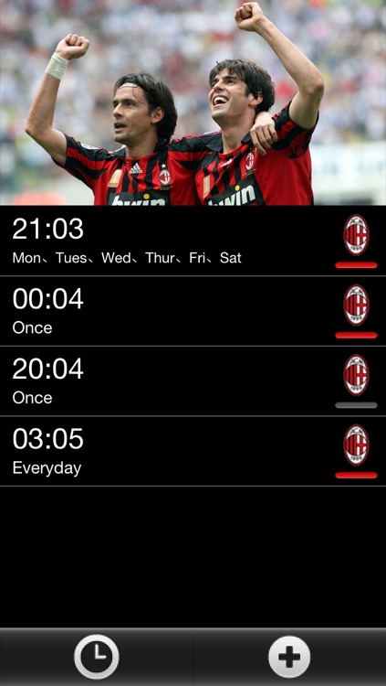 AC Milan Clock