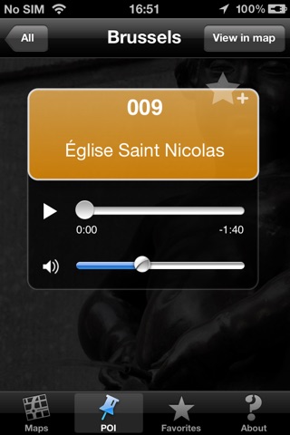 Brussels touristic audio guide (english audio) screenshot 3