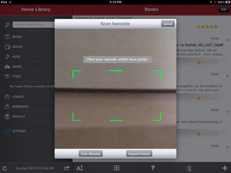 Home Library Lite For iPad screenshot-3