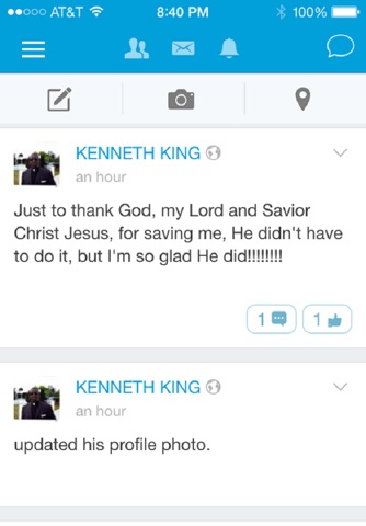 CollectiveFaith Christian Social Network screenshot 2