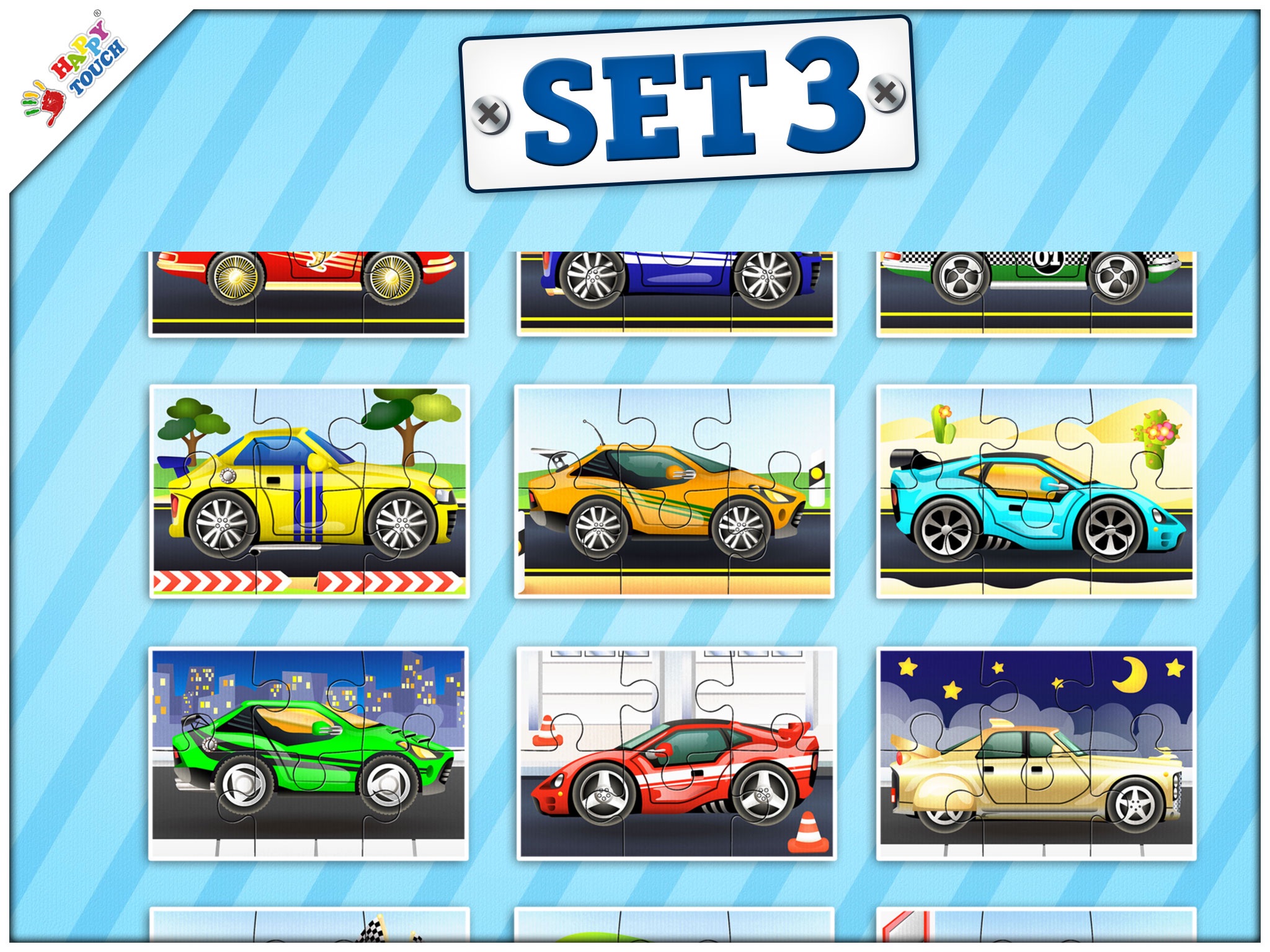 Car Puzzles for Kids (by Happy Touch) screenshot 2